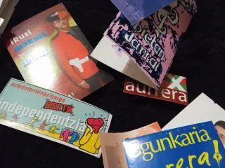 Lote de Pegatinas Variadas Euskadi años 80/90