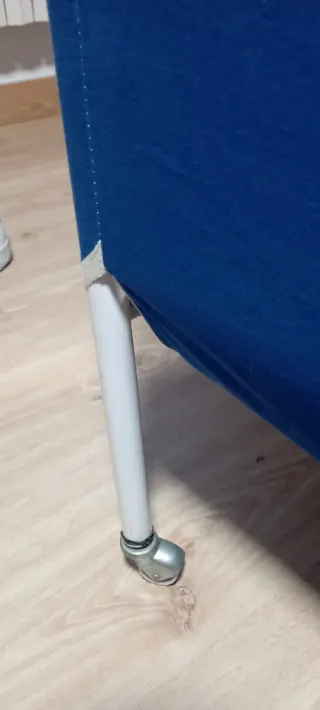 Cuna plegable vintage azul