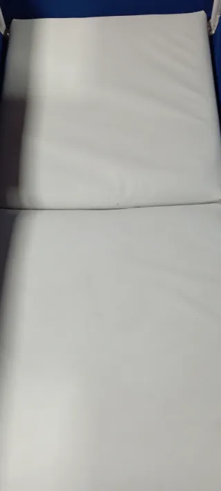 Cuna plegable vintage azul