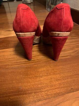 Scarpe donna rosse open toe