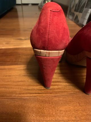 Scarpe donna rosse open toe