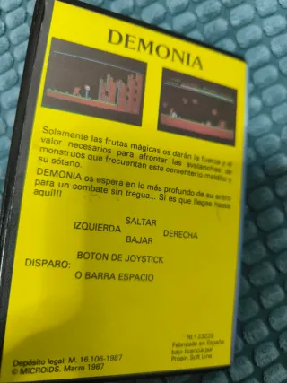 Juego MSX Demonia