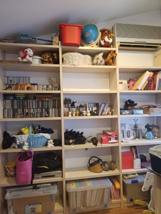 Estantería de pared 3 columnas