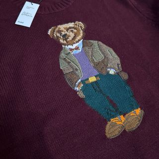 Maglione Polo Ralph Lauren Orso Bordeaux