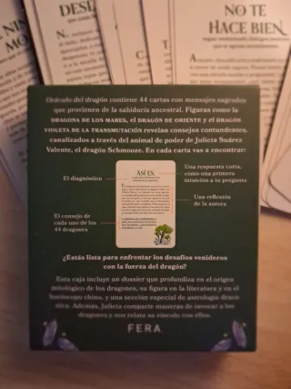Oráculo del Dragón cartas mensajes Julieta Suárez