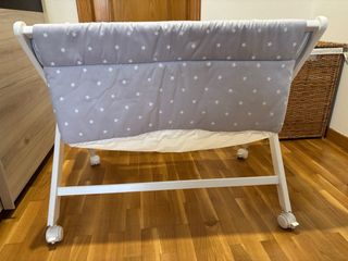 Minicuna Pirulos + colchón + edredón + almohada