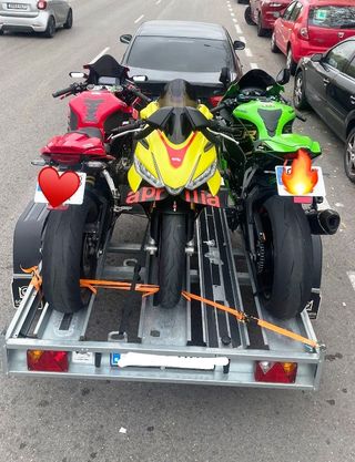 NUEVO: Remolque motos plegable y basculante