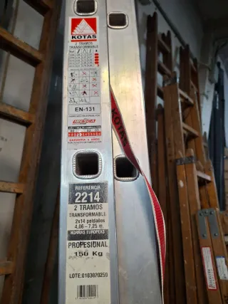 Escalera KOTAS 2 Tramos Profesional