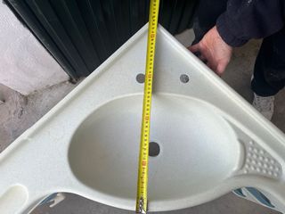 Mueble baño caravana esquina