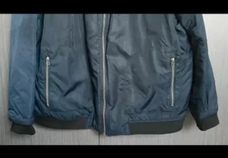 Cazadora Bomber Kiabi Talla Grande Azul