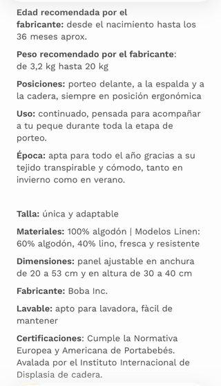 Mochila Porteo Evolutiva