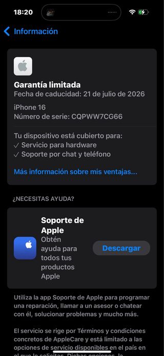 iPhone 16 Blanco