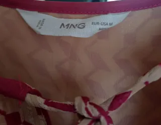 Vestido Mango manga larga estampado