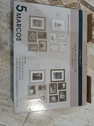 Set 5 Marcos de Fotos Living Art