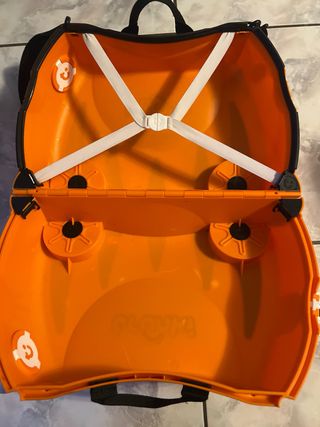 Maleta infantil Trunki naranja con ruedas