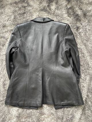 Americana/Chaqueta, Cuero Natural Xinmei Talla S