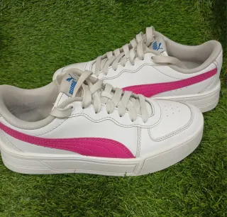 Zapatillas Puma Blancas y Rosas