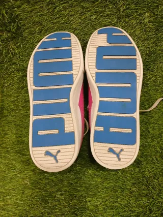 Zapatillas Puma Blancas y Rosas