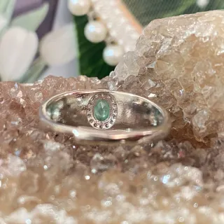 Anillo de Esmeralda natural