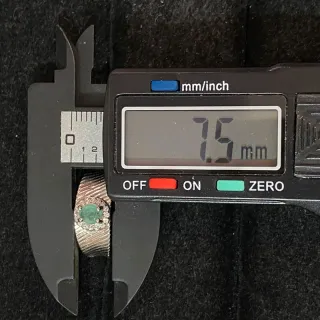 Anillo de Esmeralda natural