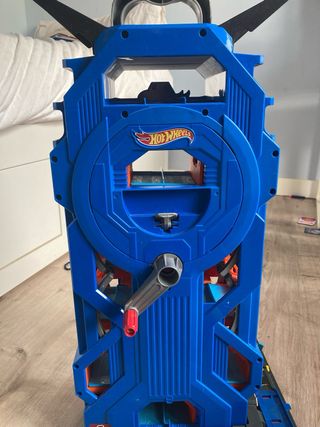 Lote de pistas y coches Hot Wheels