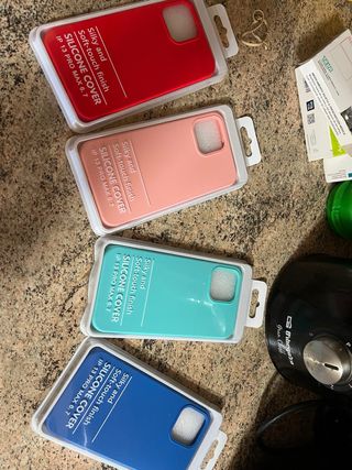 Fundas Silicona iPhone 13 Pro Max (4 Colores)