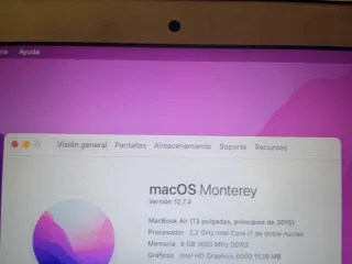 MacBook Air 2015 i7/8/512