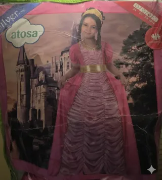 Disfraz Princesa Atosa Talla 7-9años