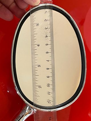 Espejo retrovisor plateado izquierdo Peugeot Djang