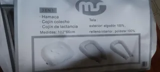 Cojín de lactancia y colecho 3 en 1 (hamaca)