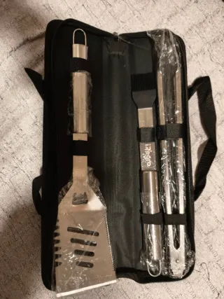 Kit Parrillero Profesional 3 Piezas