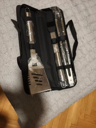 Kit Parrillero Profesional 3 Piezas