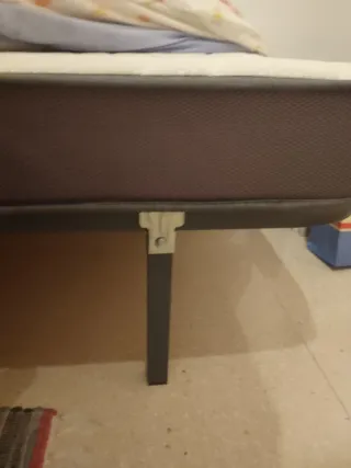 Somier y colchón 90 cm