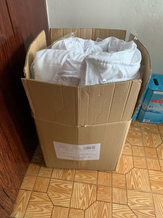 Edredón Nórdico Blanco Poliéster Nuevo