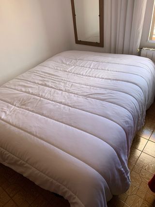 Edredón Nórdico Blanco Poliéster Nuevo