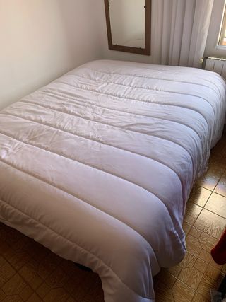 Edredón Nórdico Blanco Poliéster Nuevo