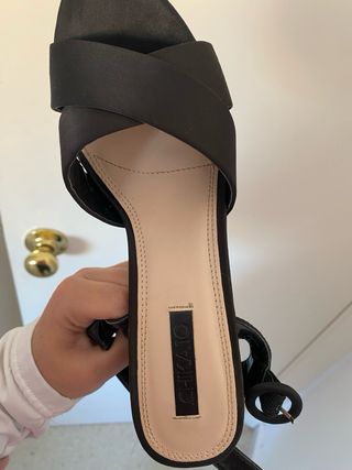 Tacones negros plataforma