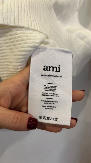 Jersey Ami Paris Blanco