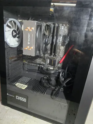 PC Gaming Ryzen 7 5700G 32GB RAM RGB + Corsair 650