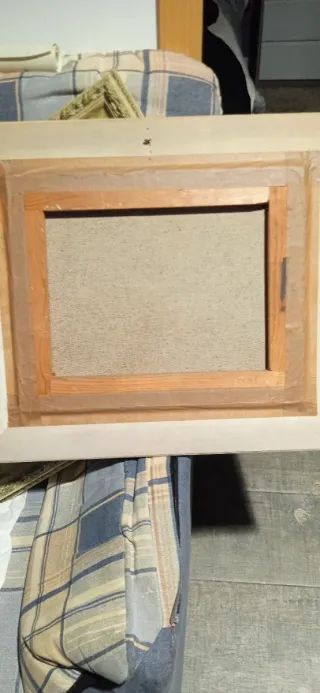 Cuadro de tela antiguo