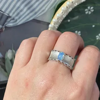 Anillo de ópalo natural