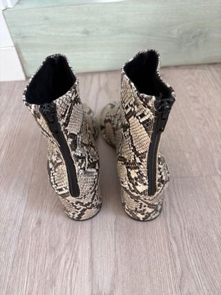 Botines Mango Animal Print Talla 38