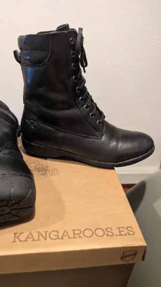 Botas Kangaroos Piel Negras (2 usos)