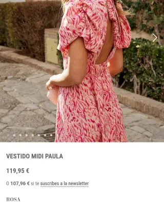 Vestido Polin et Moi rosa