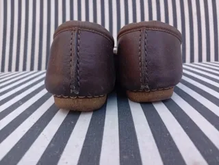 Ballerine Clarks in pelle marrone