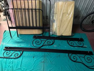 Letto allungabile in ferro battuto