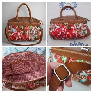 Bolso bandolera Lois estampado-Linea Nanda 2017.