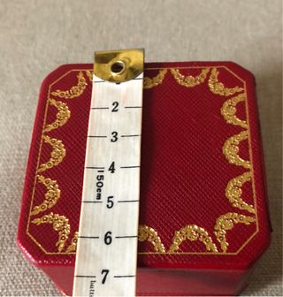 Scatola Cartier Gioiello Pelle Rossa