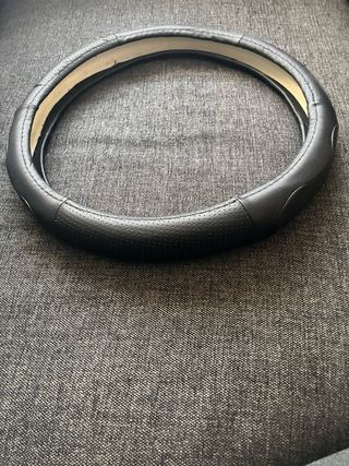 Funda de volante negra