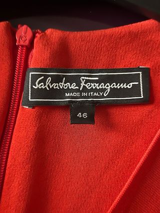 Vestito elegante rosso Ferragamo